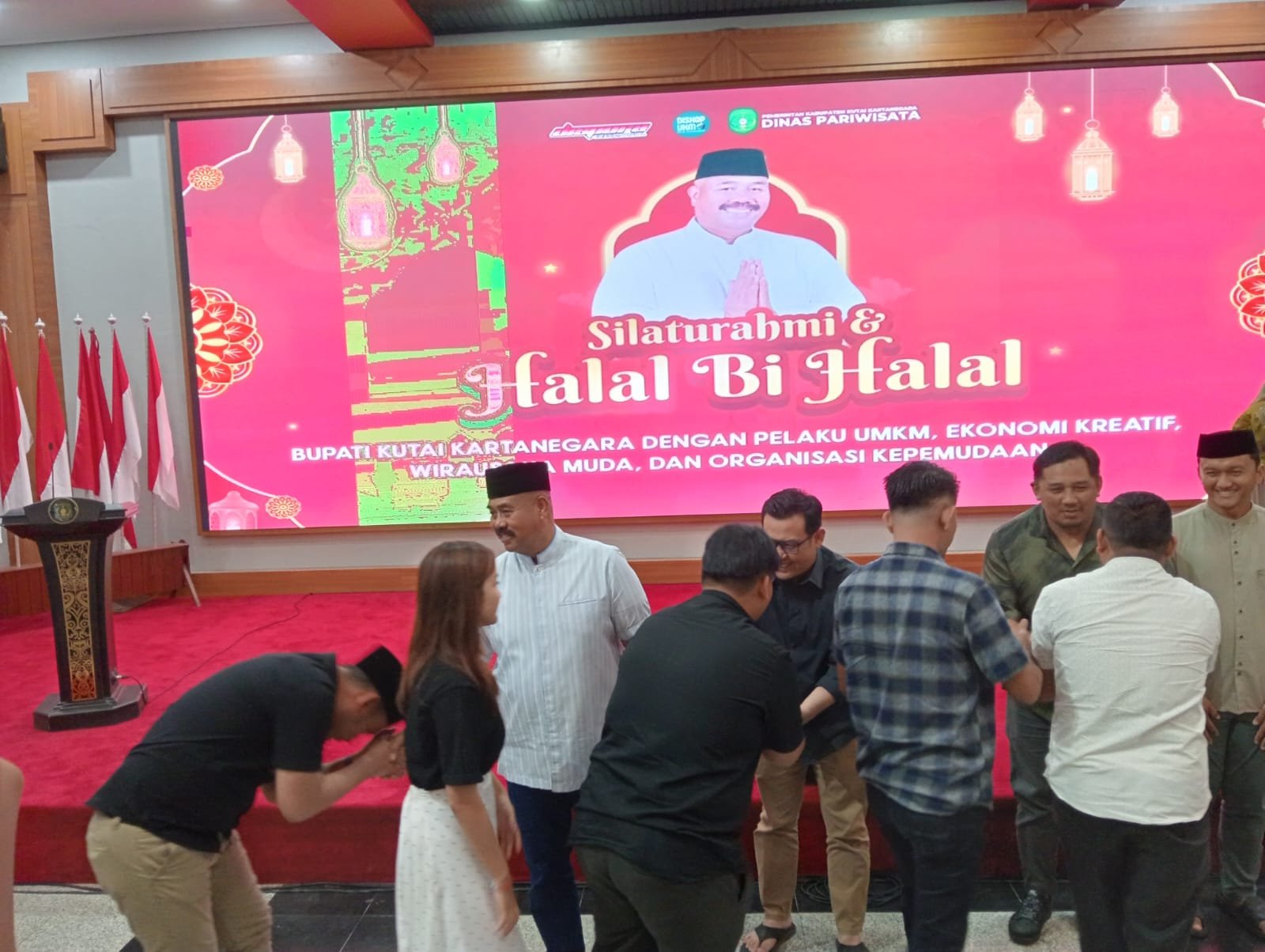 Pemkab Kukar Hadirkan Pelaku UMKM, Ekraf dan Organisasi Kepemudaan Halal Bihalal
