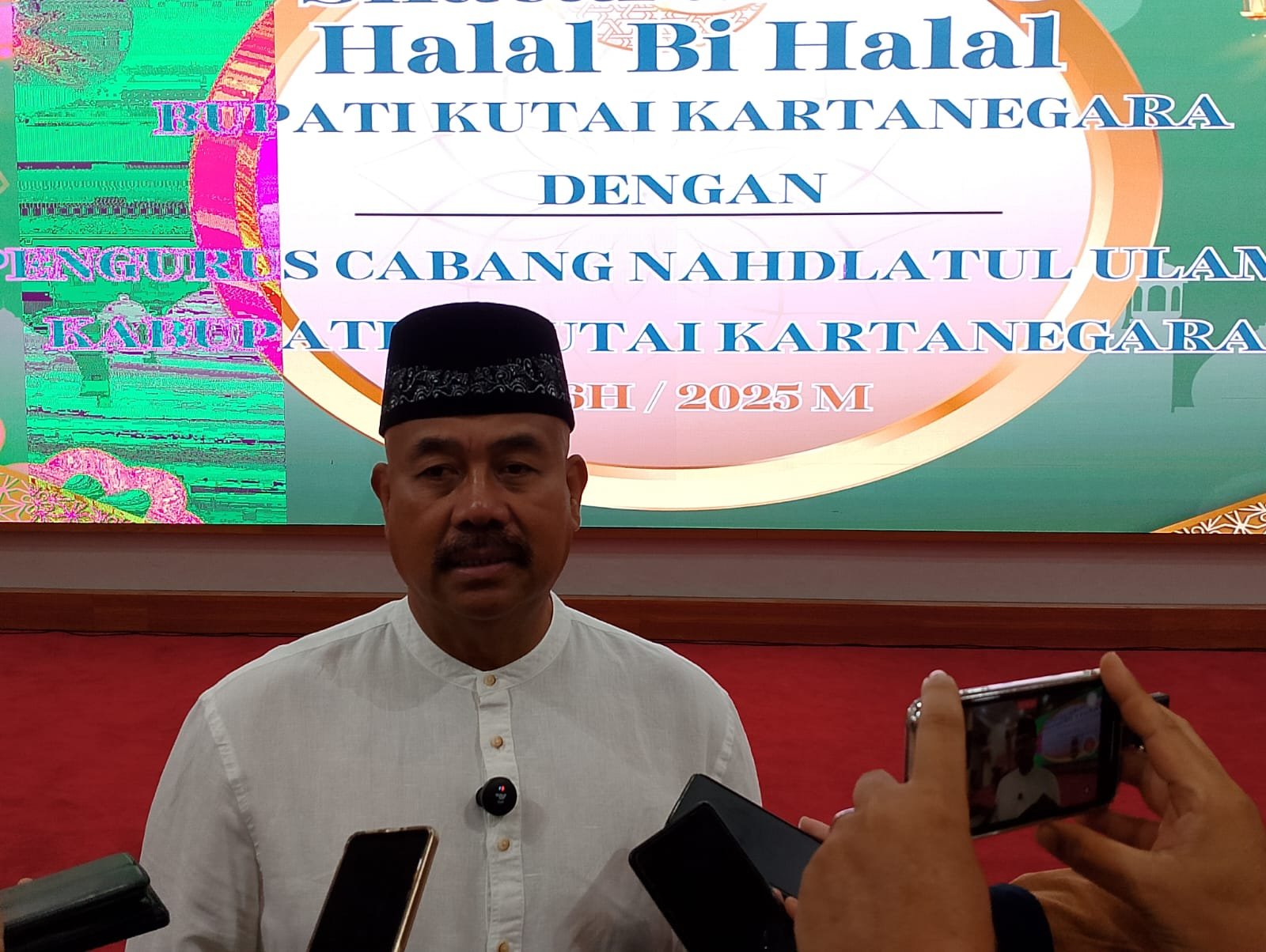 Edi Damansyah dan PCNU Lakukan Halal Bihalal