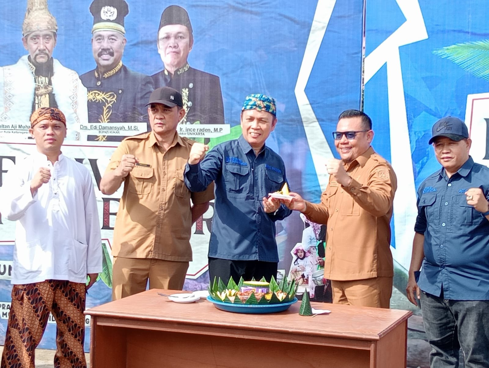 Pemkab Kukar Buka Festival Nasi Bekepor Unikarta