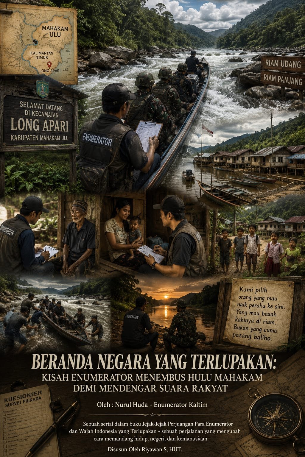 Beranda Negara yang Terlupakan: Kisah Enumerator Menembus Hulu Mahakam Demi Mendengar Suara Rakyat