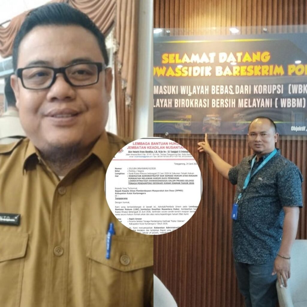 Sengkarut Rekrutmen Pendekar Idaman 2026: LBH Jembatan Keadilan Nusantara Kukar Somasi Kadis PMD atas Dugaan “Ubah Aturan di Tengah Jalan” dan Tuntut Transparansi Nilai Seleksi Dibuka ke Publik!